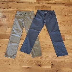 2 pair Columbia Chinos 30x34